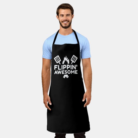 Flippin-Geweldige Schort (Gedragen)