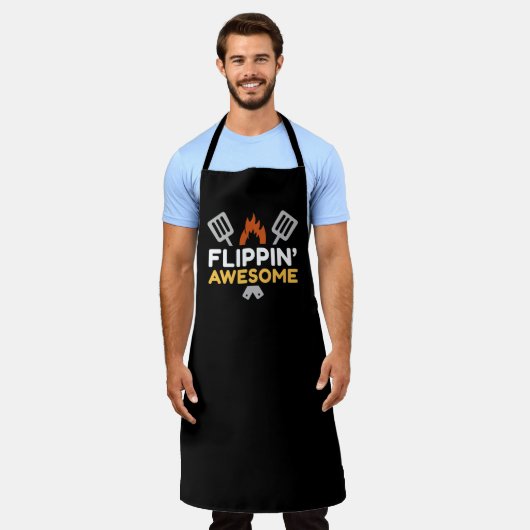 Flippin-Geweldige Schort (Gedragen)