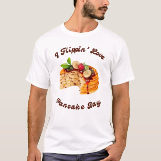 Flippin' Love Pannenkoekendag T-shirt