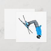 Flippin Out | Ski Backflip Skier Kaart (Voorkant / Achterkant)