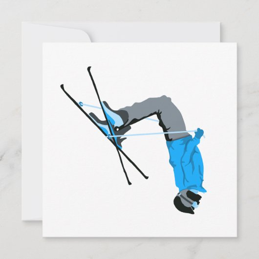 Flippin Out | Ski Backflip Skier Kaart (Voorkant)