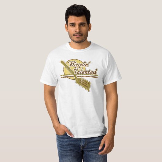 Flippin Talented T-shirt (Voorkant volledig)