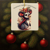 Flipping Flapping Merry Christmas Penguin Quirky  Keramisch Ornament