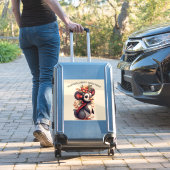 Flipping Flapping Merry Christmas Penguin Quirky  Sticker (Koffer Insitu)