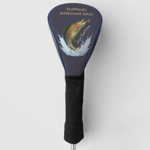 Flipping Geweldige Dad Fly Vissen kinder namen Golfheadcover