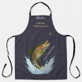 Flipping Geweldige Dad Fly Vissen kinder namen Schort (Voorkant)