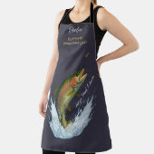 Flipping Geweldige Dad Fly Vissen kinder namen Schort (Insitu)