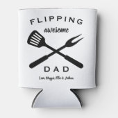 Flipping Geweldige Pap | Cadeau Pap Mannen | Aange Blikjeskoeler (Voorkant)