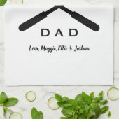 Flipping Geweldige Pap | Cadeau Pap Mannen | Aange Theedoek (Gevouwen)