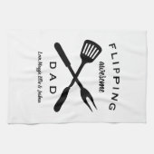 Flipping Geweldige Pap | Cadeau Pap Mannen | Aange Theedoek (Horizontaal)