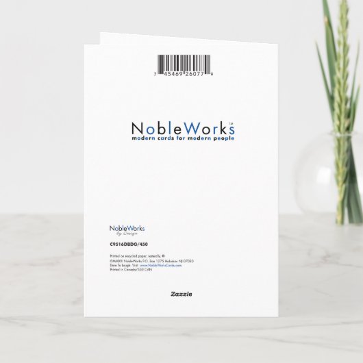 Flipping Monkey-Orangutan - Verjaardag Kaart (Achterkant)