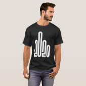 Flipping Off 2020 Middelvinger FU Graphic New Ye T-shirt (Voorkant volledig)