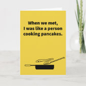 Flipping Pancakes - Jubileum Kaart (Voorkant)