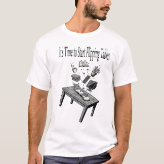 Flipping Tables Meme Rage Comic Funny Humor Design T-shirt