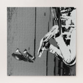 Flipping the Board - Skateboarder  Legpuzzel (Horizontaal)