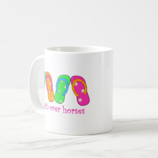 flippinoverpaarden koffiemok (Voorkant links)