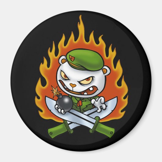 Flippy Flame Tattoo Magnet (Voorkant)
