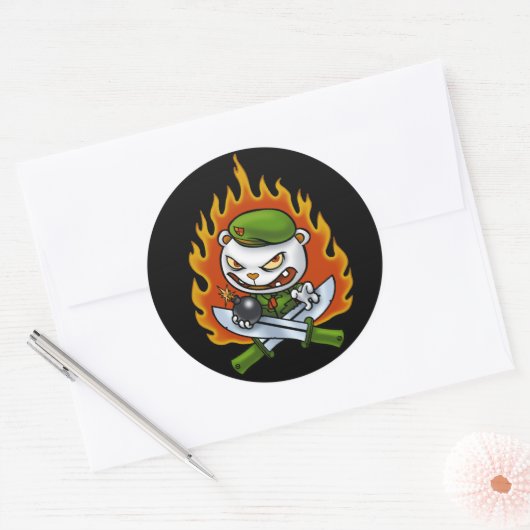 Flippy Flame Tattoo Sticker (Envelop)