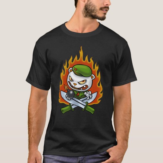 Flippy Flame Tattoo T-shirt (Voorkant)
