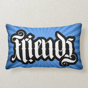 FlipScript Ambigram Lumbar Pillow Kussen