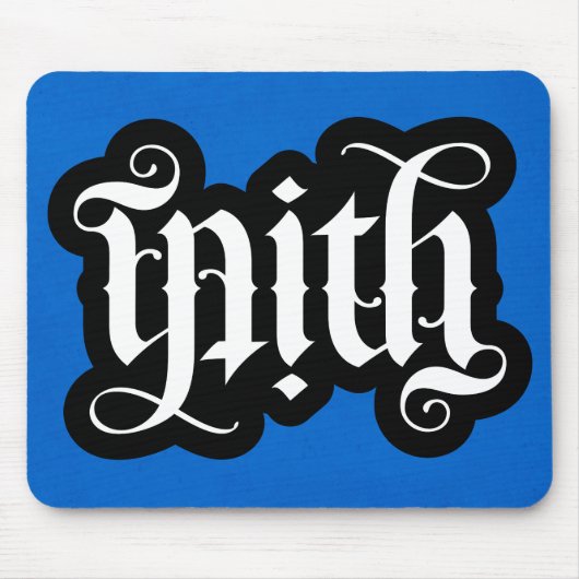 FlipScript Ambigram Mousepad Muismat (Voorkant)