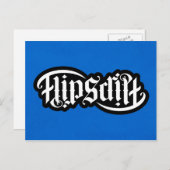 FlipScript Ambigram Notecard Briefkaart (Voorkant / Achterkant)
