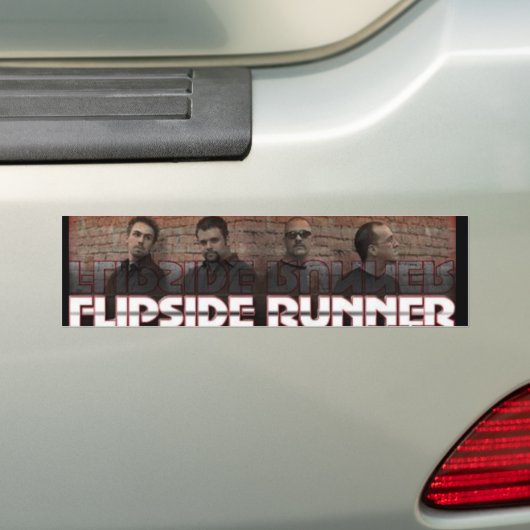 Flipside Runner Bumpersticker (Op auto)