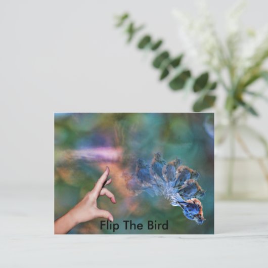 FlipTheBird, Briefkaart (Staand voorkant)