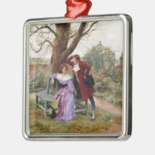 Fliratie Metalen Ornament (Links)