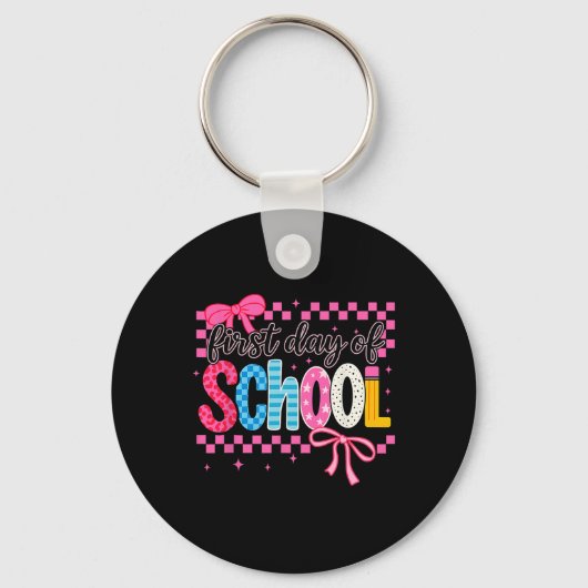 Flirt eerste schooldag sleutelhanger (Voorkant)