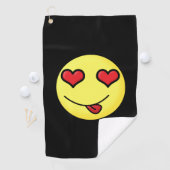 flirt-emoji golfhanddoek (Insitu)