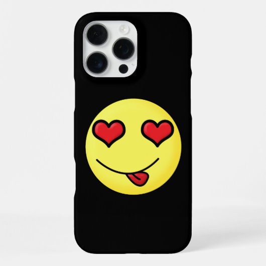 flirt-emoji iPhone hoesje (Achterkant)