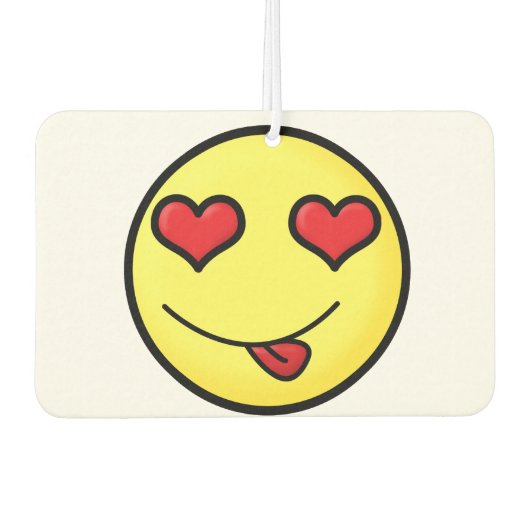 flirt-emoji luchtverfrisser (Voorkant)