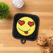 flirt-emoji pannenlap (Top down)