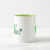 Flirt Fancy een Coddle Cuddle Funny Irish Gezegde Tweekleurige Koffiemok (Center)