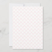 Flirt Monogram Foto Afstudeer Uitnodiging (Achterkant)
