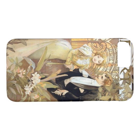 Flirt  Mucha Case-Mate iPhone Case (Achterkant (Horizontaal))