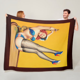 Flirt Pulp Hoesje van Peter Driben Fleece Deken