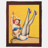 Flirt Pulp Hoesje van Peter Driben Fleece Deken (Voorkant)