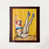 Flirt Pulp Hoesje van Peter Driben Wandkleed (Voorkant)