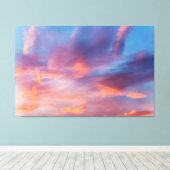 flirt sky canvas afdruk (Insitu (Houten vloer))