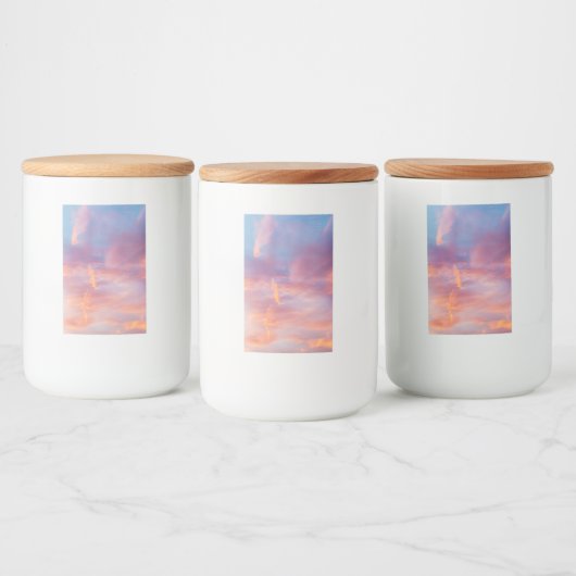 flirt sky voedselcontainer etiket (Flessen)