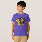 Flirtatieuze Cartoon Jaguars Children T-Shirt (Voorkant volledig)