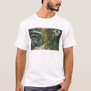 Flirtation Walk Uitzicht van de Kissingrots T-shirt