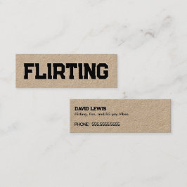 Flirten Eenvoudig Mini Visitekaartje