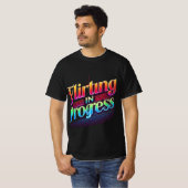 Flirten in uitvoering – Levendig T-shirt van Neon (Voorkant volledig)