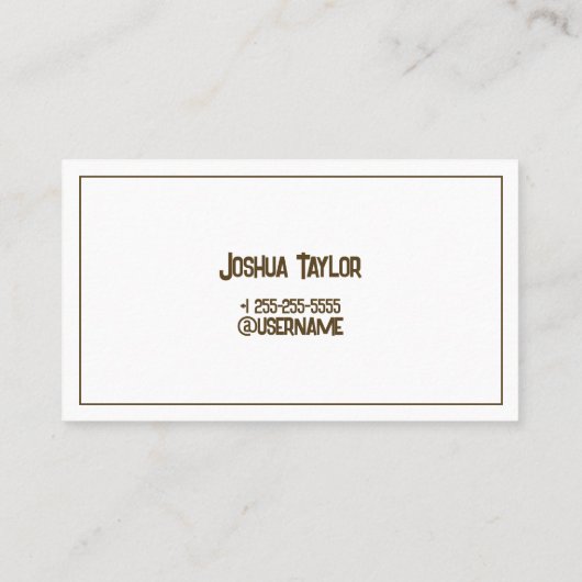 Flirten Visitekaartje (Achterkant)