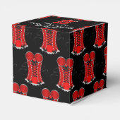 Flirtend Rood Korset Hart Bedankdoosjes (Achterkant)