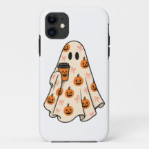 Flirtende Geest Pumpkin Spice Koffie Halloween iPh