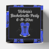 Flirterig Blauw Tuinhart Bedankdoosjes (Bovenkant)